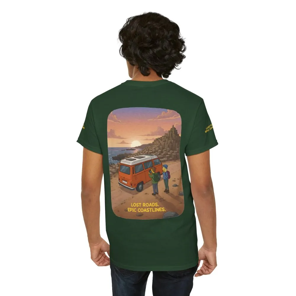 16046543663380549936_2048.jpeg Unisex Heavy Cotton Tee — "Lost Roads Epic Coastlines" Design Sitcom-Line