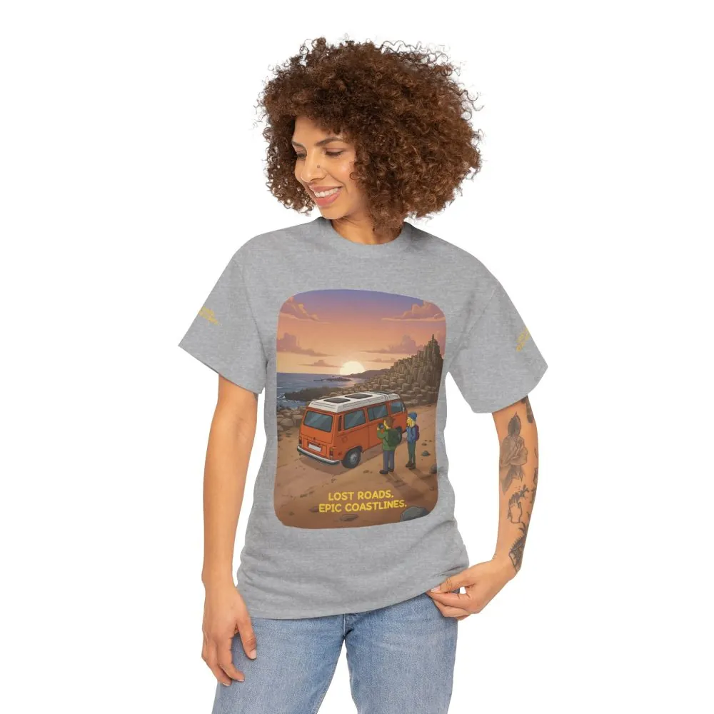 16060525100482900424_2048.jpeg Unisex Heavy Cotton Tee — "Lost Roads Epic Coastlines" Design Sitcom-Line