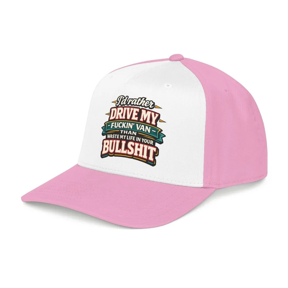 Baseball Cap - "I´d Rather Drive My Fucking Van" Design F**K-Line
