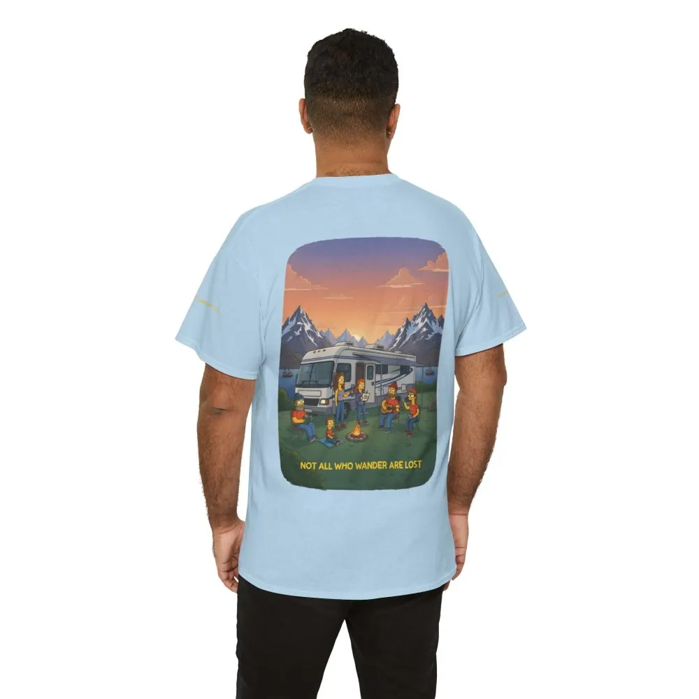 1611329946577891175_2048.jpeg Unisex Heavy Cotton Tee — "Not All Who Wander Are Lost" Design Sitcom-Line