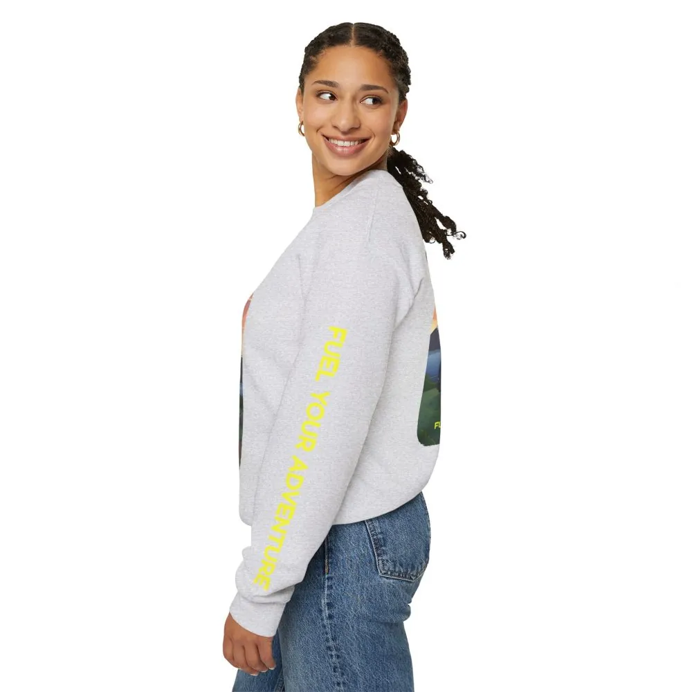 16132183344378255853_2048.jpeg Unisex Heavy Blend™ Crewneck Sweatshirt — "Fuel Your Adventure" Design Sitcom-Line