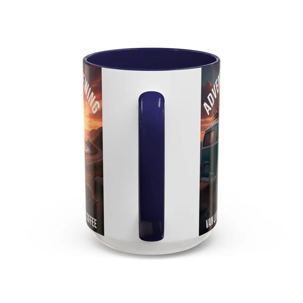 1614241706273505952_2048.jpeg Accent Coffee Mug (11, 15oz) — "Adventure is brewing"