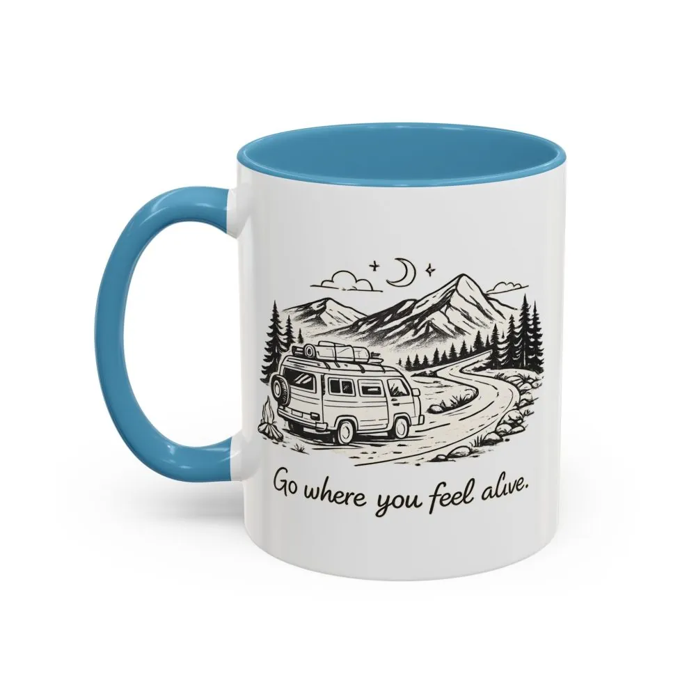16168400976986566249_2048.jpeg Accent Coffee Mug (11, 15oz) — "Go Where You Feel Alive" Design Minimal-Line