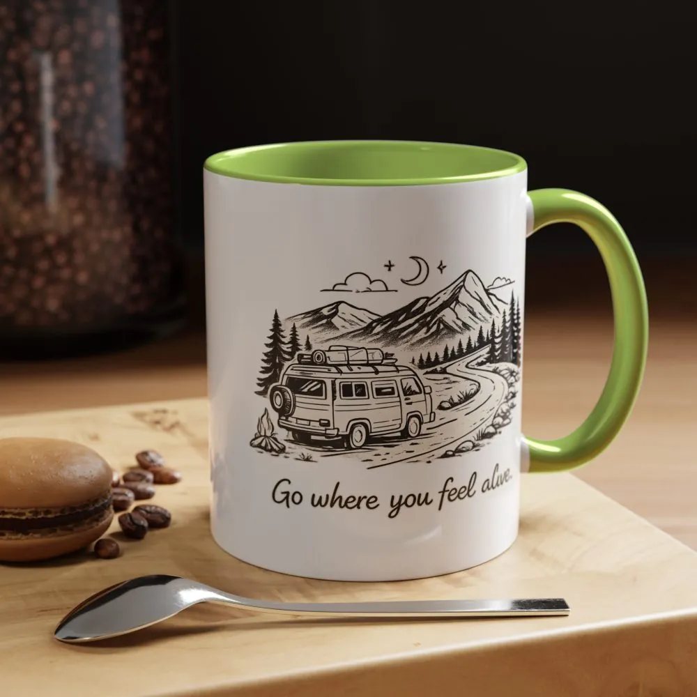 1617364307158841516_2048.jpeg Accent Coffee Mug (11, 15oz) — "Go Where You Feel Alive" Design Minimal-Line