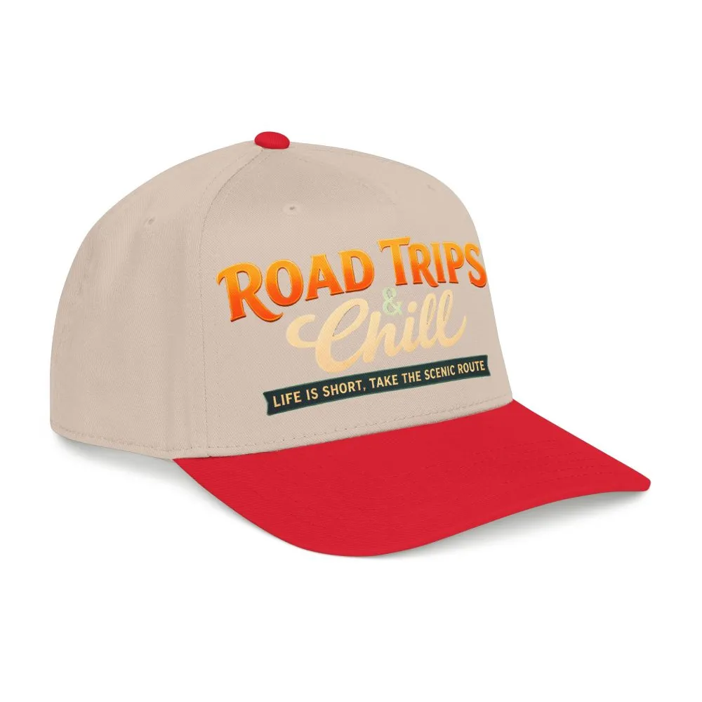 161852330607983573_2048.jpeg Baseball Cap - "Road Trips And Chill" Design Scenic-Line