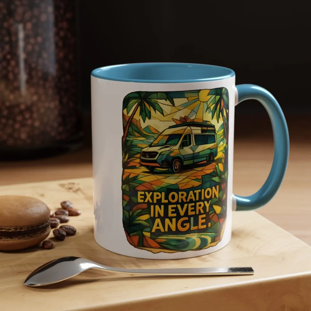 16190613071375109856_2048.jpeg Accent Coffee Mug (11, 15oz) — "Exploration In Every Angle" Design Cubic-Line