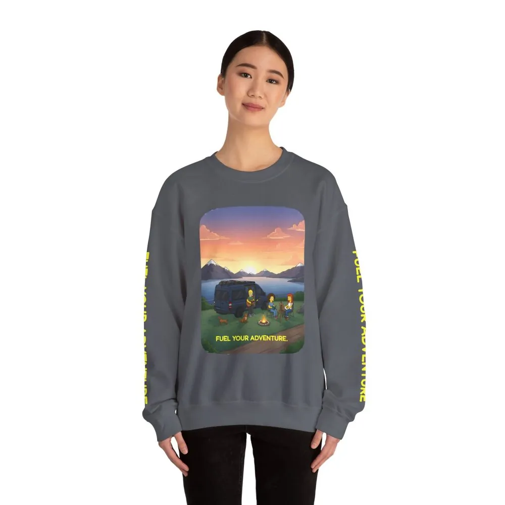 16225451318748909052_2048.jpeg Unisex Heavy Blend™ Crewneck Sweatshirt — "Fuel Your Adventure" Design Sitcom-Line
