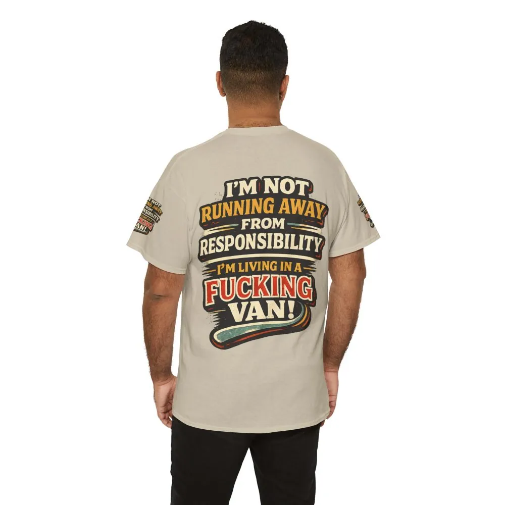 16232837890113753364_2048.jpeg Unisex Heavy Cotton Tee — "I`m Not running Away" Design F**K-Line