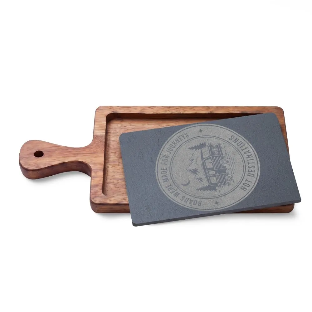 Engraved Charcuterie Board - "ROAD WHERE MADE FOR JOURNEYS-NOT DESTINATIONS" (4 Variants Available)