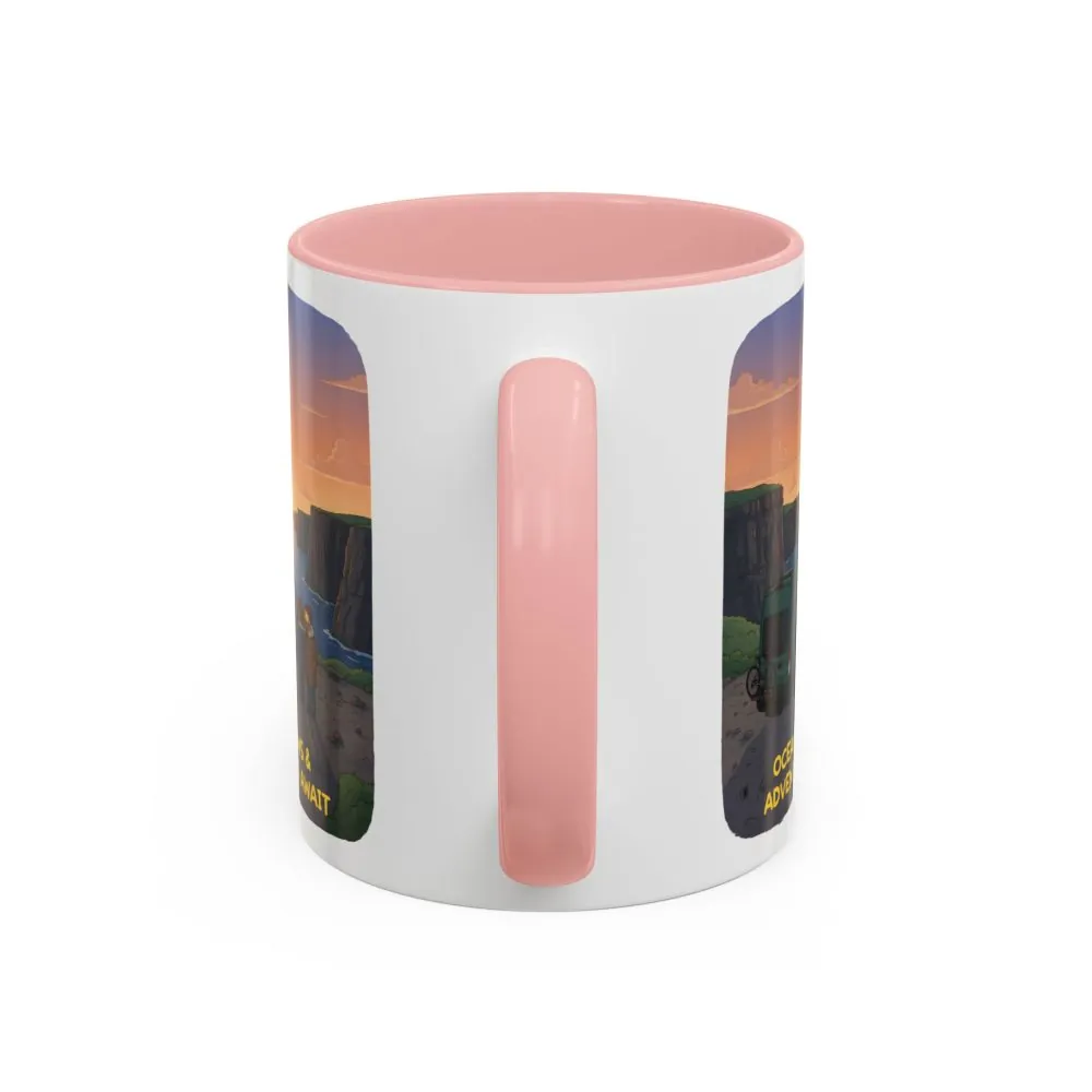 16255342381295210082_2048.jpeg Accent Coffee Mug (11, 15oz) — "Ocean Views-Adventures Awaits" Design Sitcom-Line
