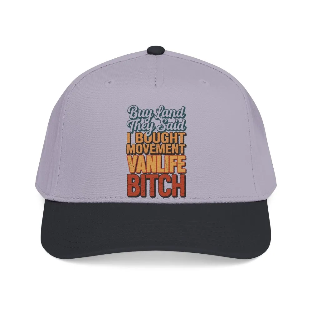 Baseball Cap - "Buy Land They Said" Design F**K-Line