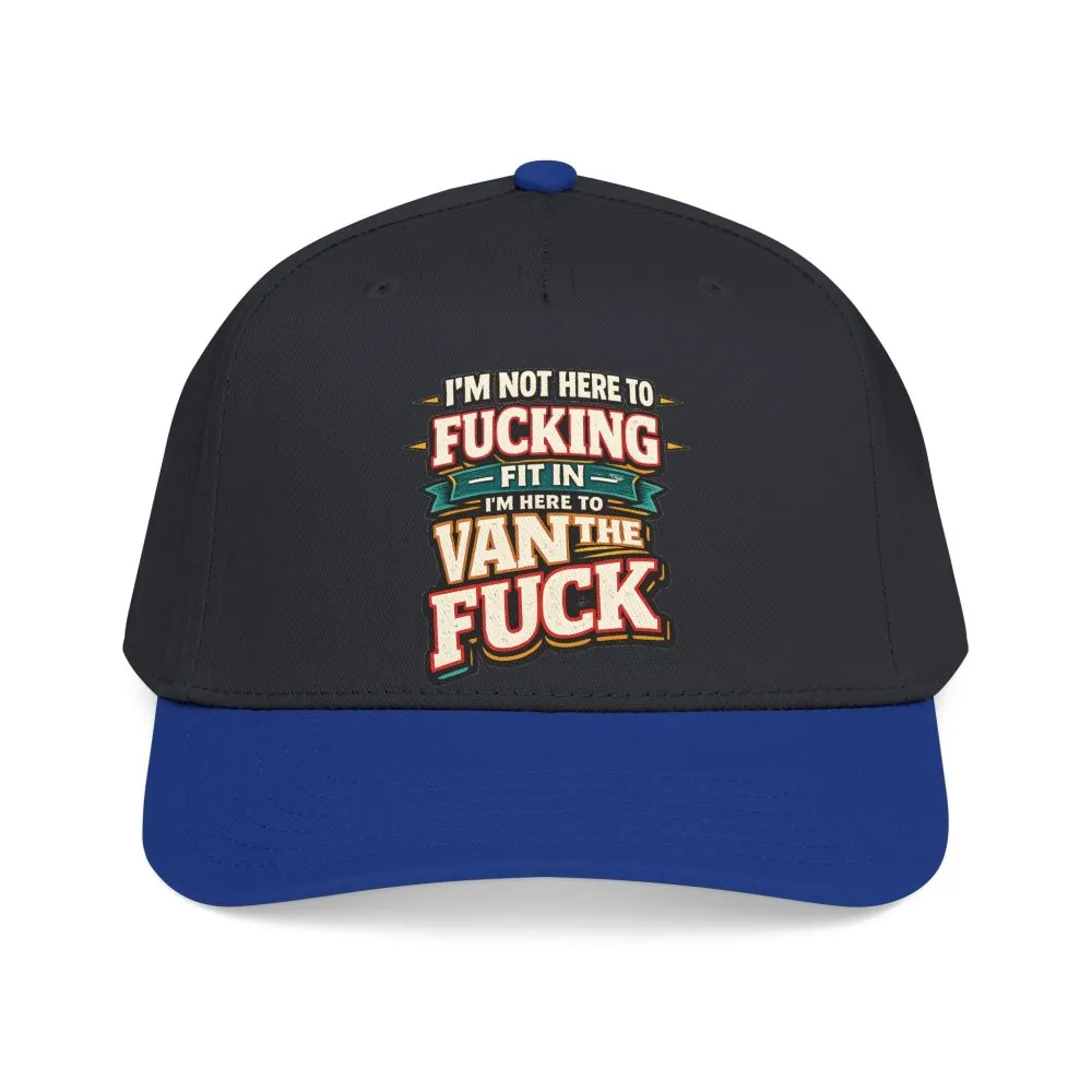 1635196874937770811_2048.jpeg Baseball Cap - "I´m Not Here To Fucking Fit In" Design F**K-Line