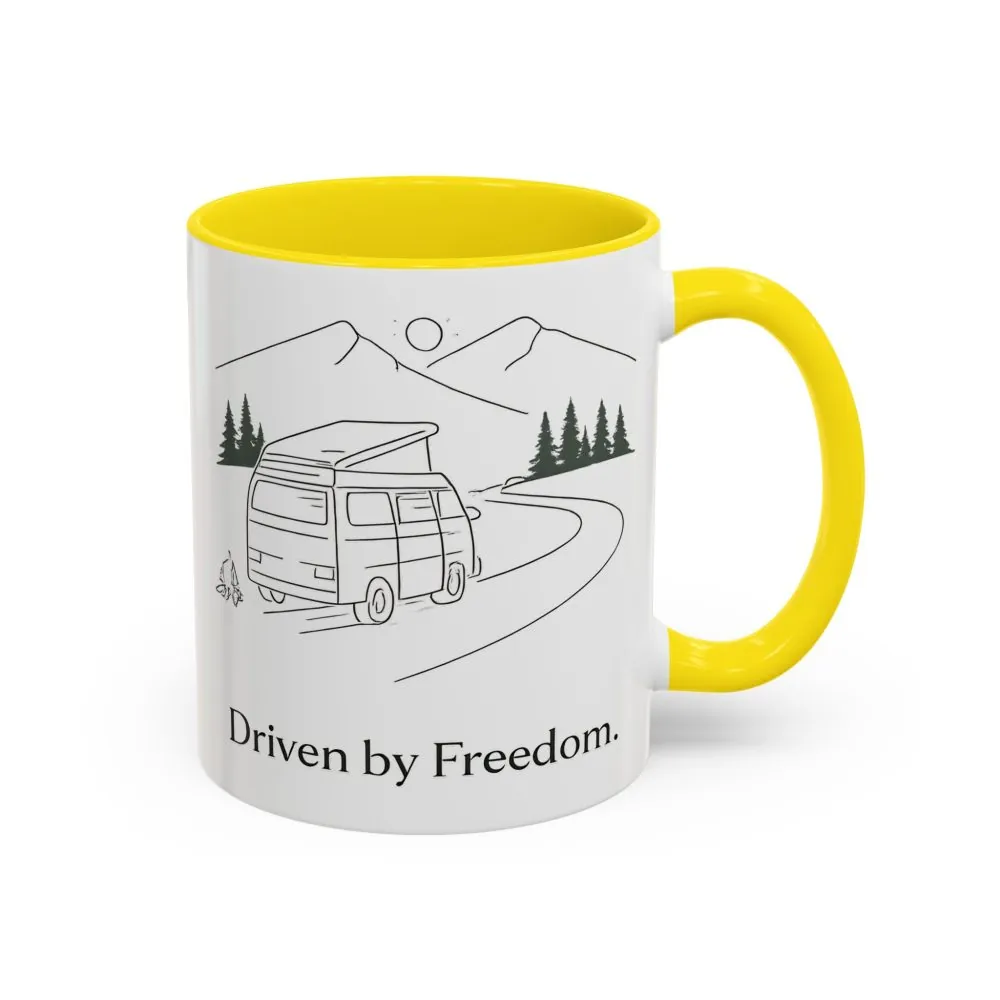 16363481839785027723_2048.jpeg Accent Coffee Mug (11, 15oz) — "Driven By Freedom" Design Minimal-Line