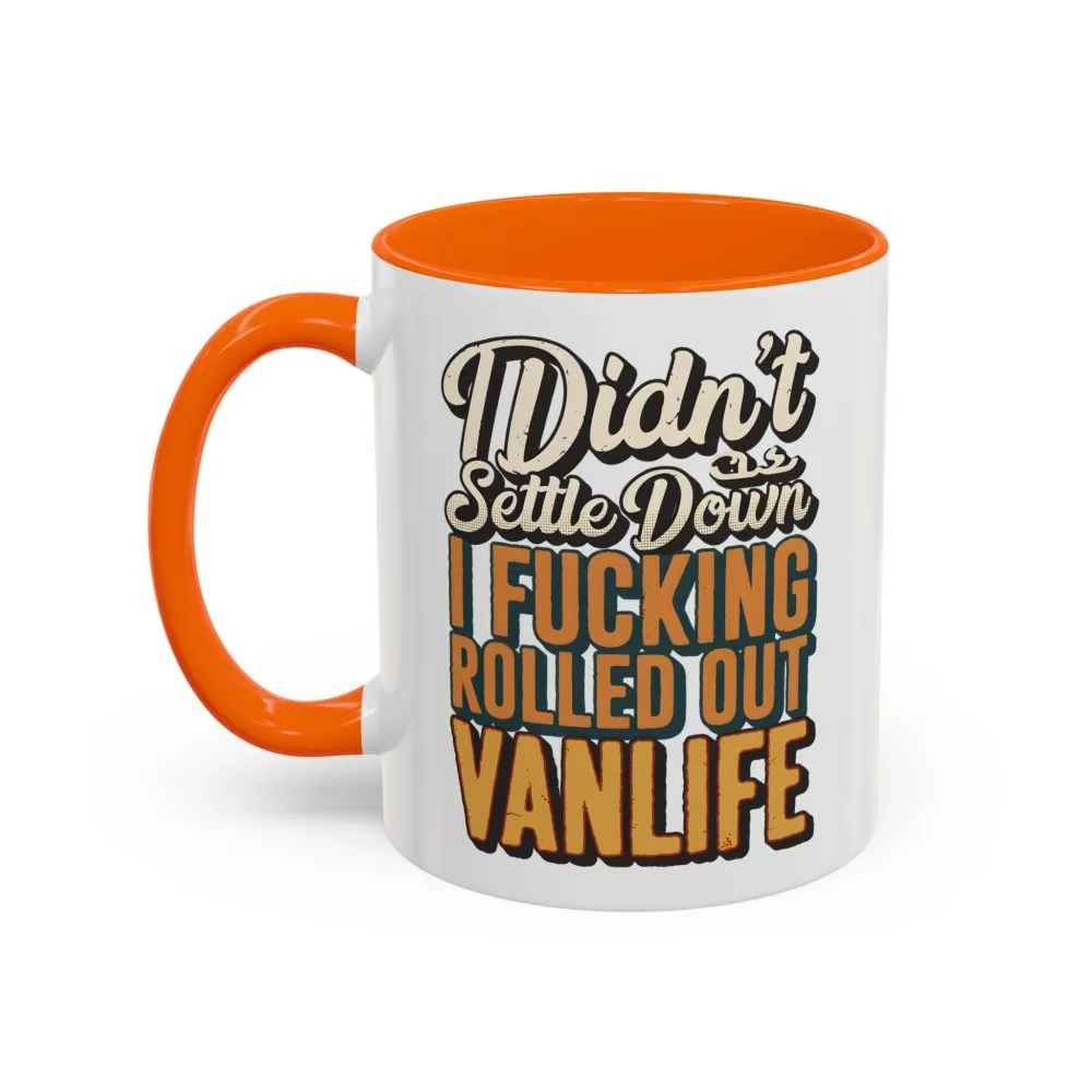 16395011222718623206_2048.jpeg Accent Coffee Mug (11, 15oz) — "Dind´t Settle Down" Design F**K-Line