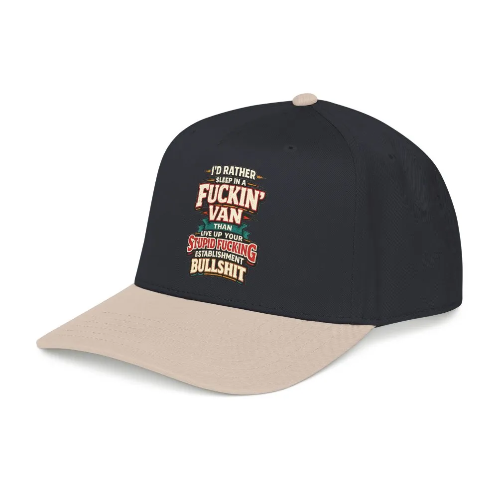 16400184786261313516_2048.jpeg Baseball Cap - "I´d Rather Sleep in A Fucking Van" Design F**K-Line