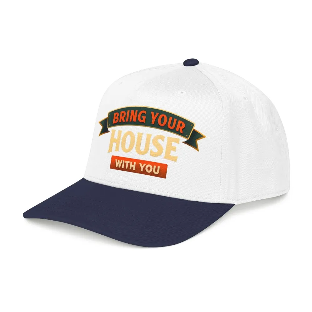 Baseball Cap - "Bring Your House With You" Design Scenic-Line