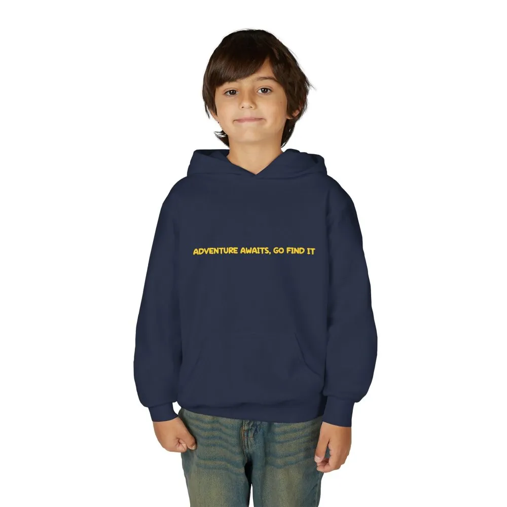 16440097927112853673_2048.jpeg Youth Hoodie(Gildan) – "Adventure Awaits-Go Find It" (Design Sitcom-Line)