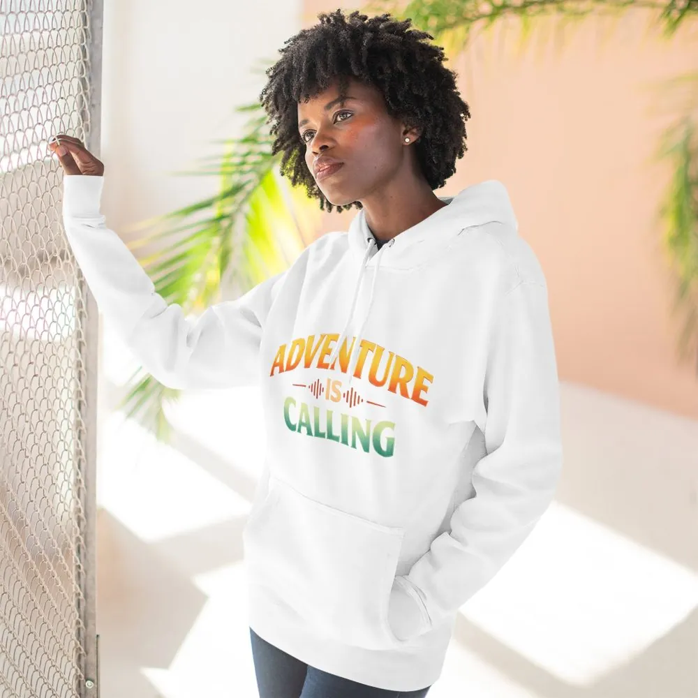 16460056100960366154_2048.jpeg Three-Panel Fleece Hoodie - "Adventure Is Calling" Design Scenic-Line