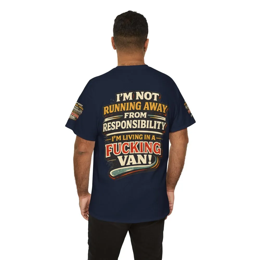 16461510074718175839_2048.jpeg Unisex Heavy Cotton Tee — "I`m Not running Away" Design F**K-Line