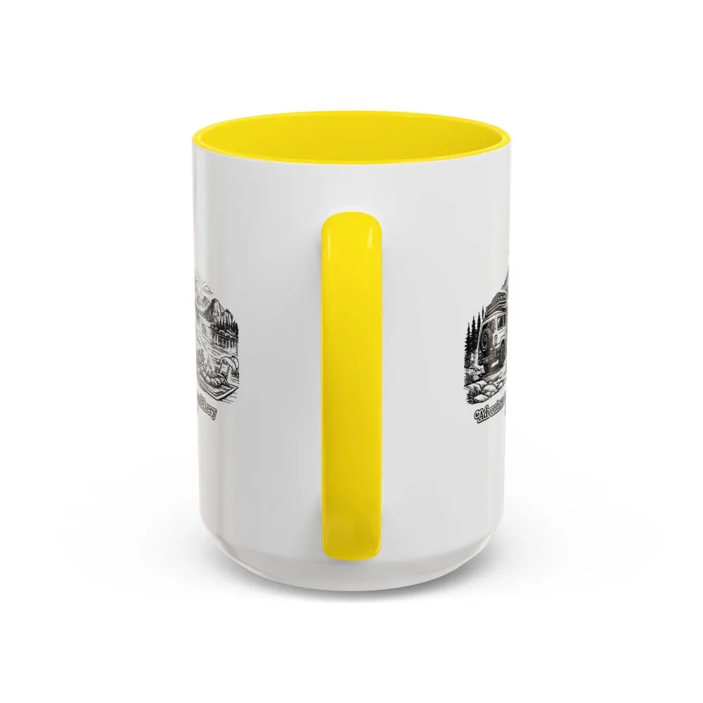 16490214558116424708_2048.jpeg Accent Coffee Mug (11, 15oz) — "Adventure Awaits Around Every Corner" Design Minimal-Line