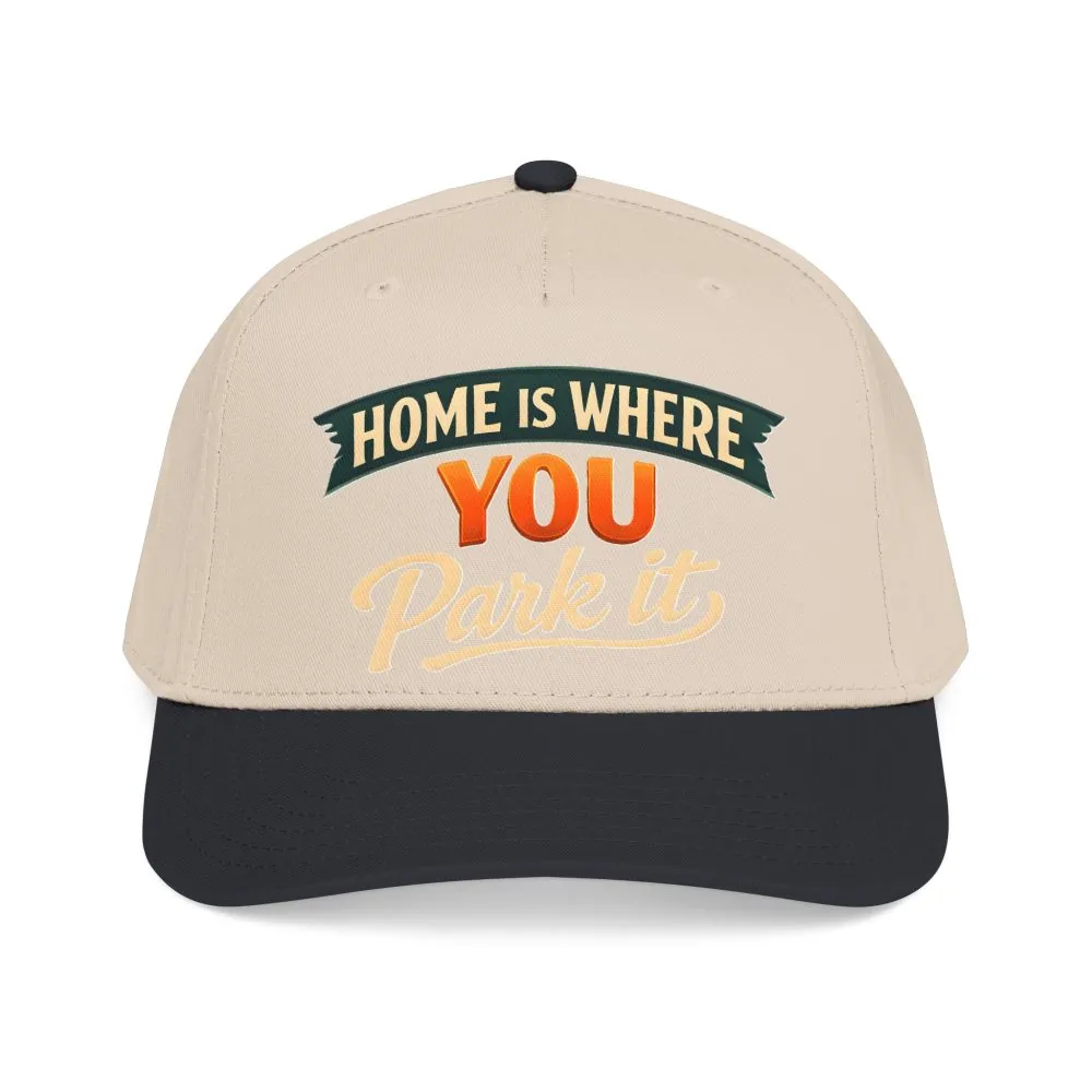 16491843959093661673_2048.jpeg Baseball Cap - "Home Is where You Park It" Design Scenic-Line