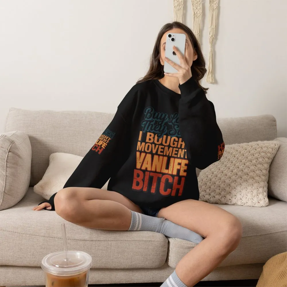 16515432639903274280_2048.jpeg Unisex Heavy Blend™ Crewneck Sweatshirt — "Buy Land They Said" Design F**K-Line