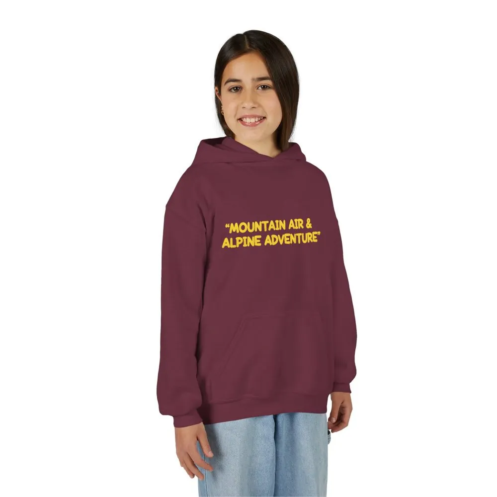 16526030835033145178_2048.jpeg Youth Hoodie(Gildan) – "Mountain Air And Alpine Adventure" (Design Sitcom-Line)