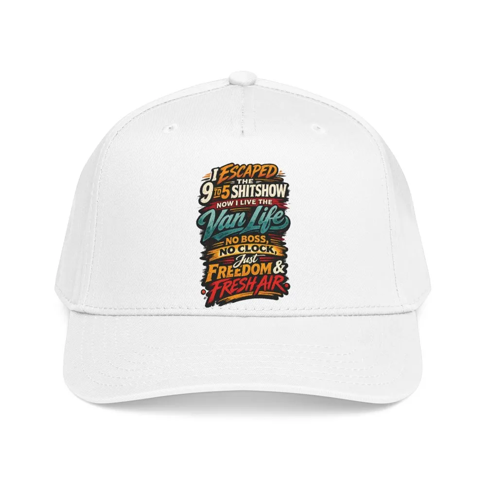 16542939081734787365_2048.jpeg Baseball Cap - "I Escaped The 9 To 5" Design F**K-Line