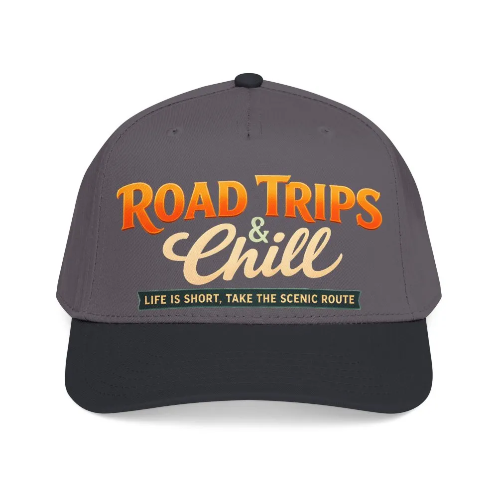 16546863094902344710_2048.jpeg Baseball Cap - "Road Trips And Chill" Design Scenic-Line