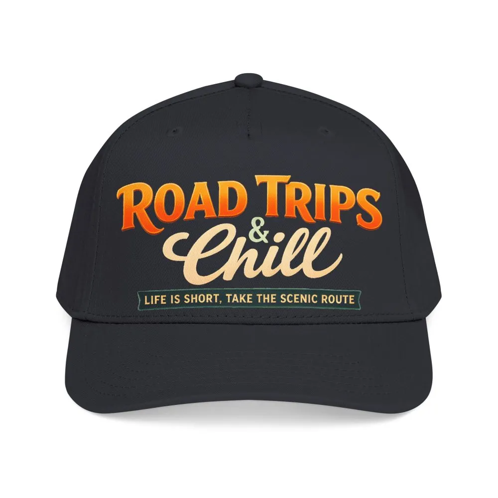 16556469741096853900_2048.jpeg Baseball Cap - "Road Trips And Chill" Design Scenic-Line