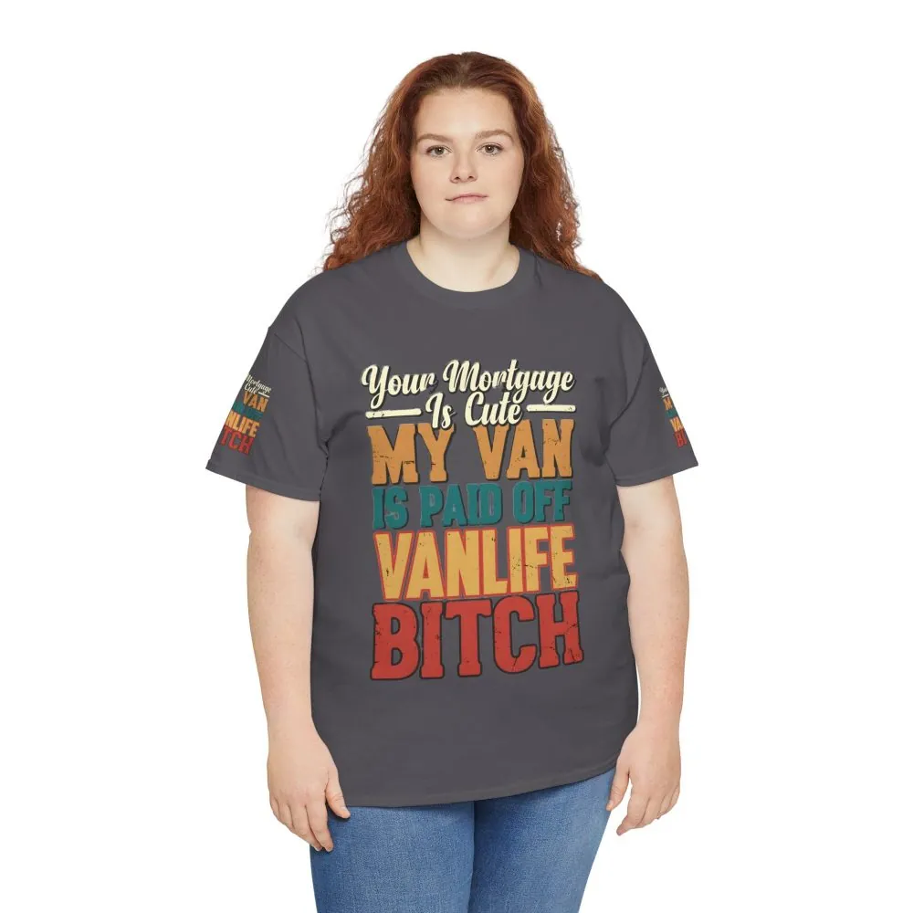 1656844375670596655_2048.jpeg Unisex Heavy Cotton Tee — "Your Mortgage Is Cute" Design F**K-Line