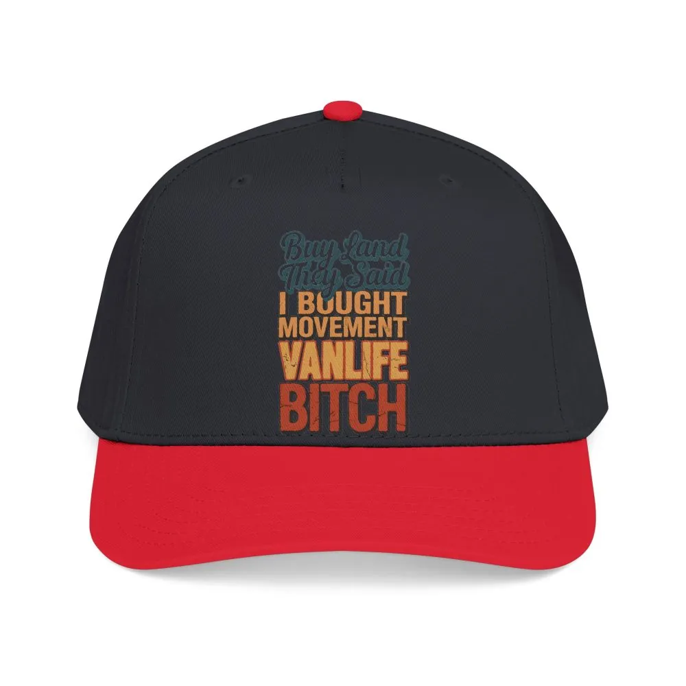 Baseball Cap - "Buy Land They Said" Design F**K-Line