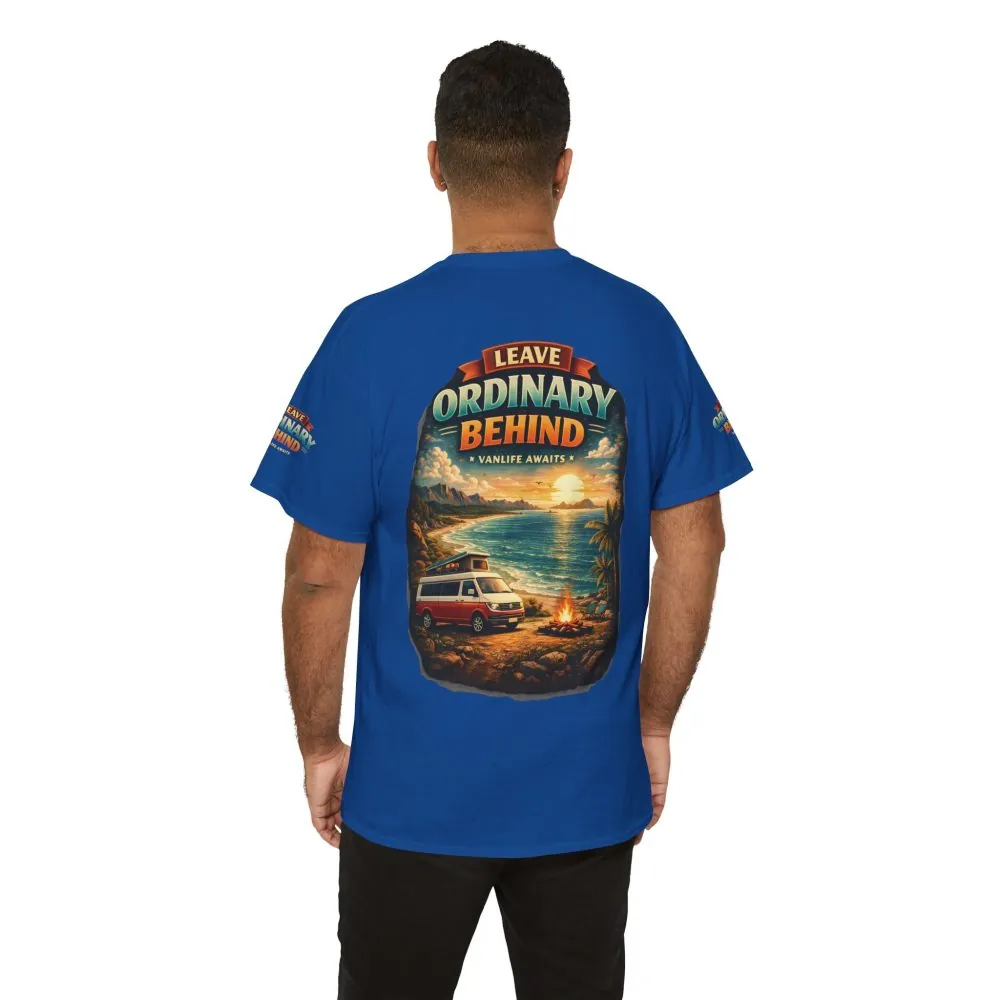 16612209204233888445_2048.jpeg Unisex Heavy Cotton Tee — "Leave Ordinary Behind" Design Scenic-Line