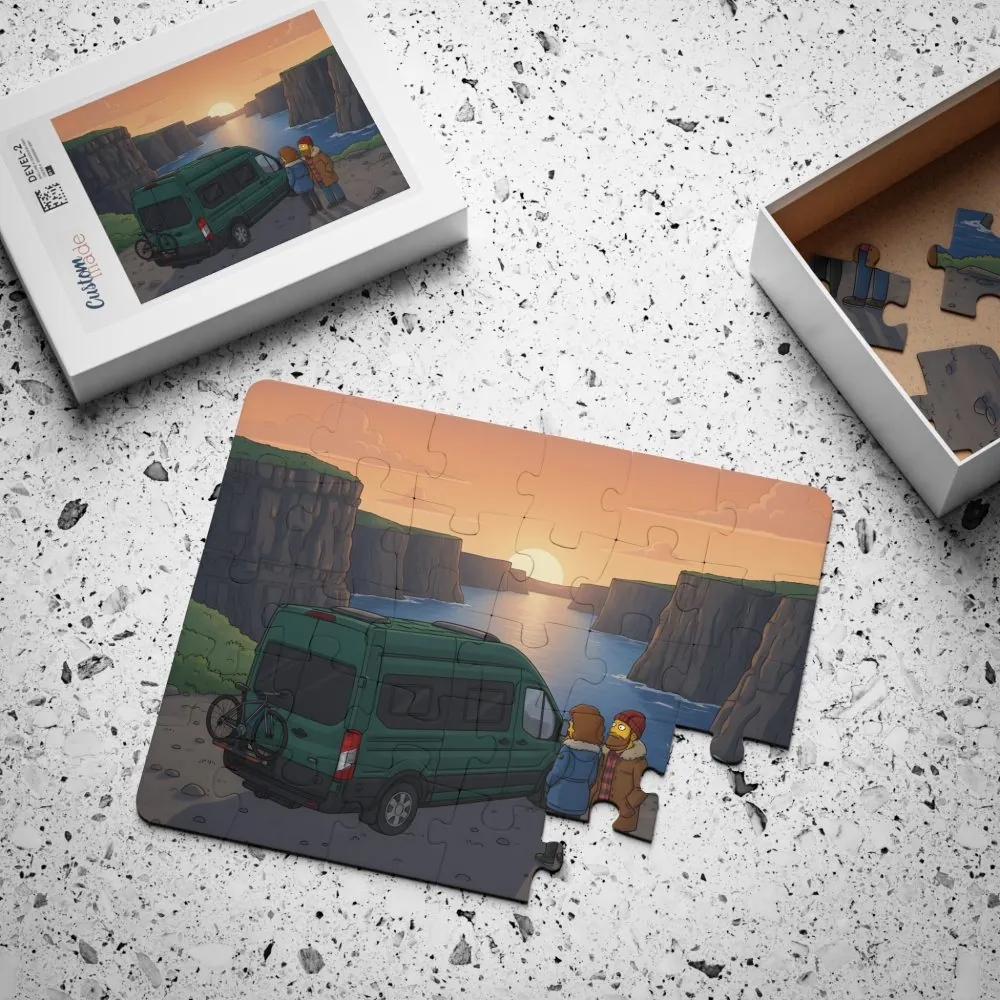 16631510289627914895_2048.jpeg Kids' 30‑Piece Camping Puzzle — Sunset Van Adventure
