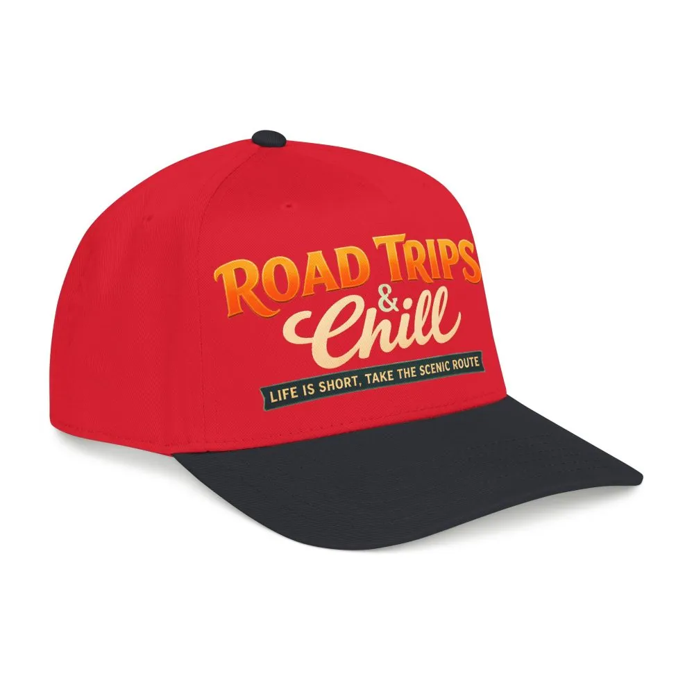 1663675574913073682_2048.jpeg Baseball Cap - "Road Trips And Chill" Design Scenic-Line