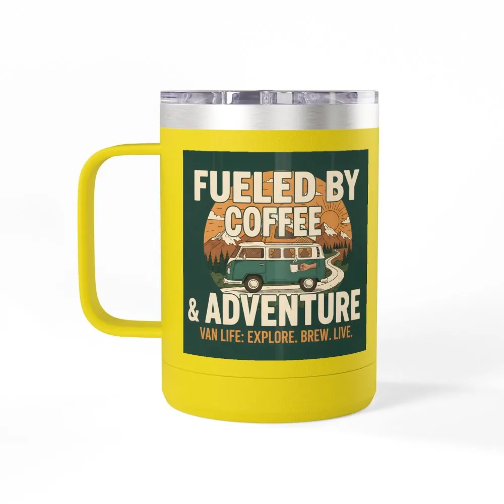 16640218123347524028_2048.jpeg Coffee Mug Tumbler, 15oz — "Fueled by Coffee & Adventure"