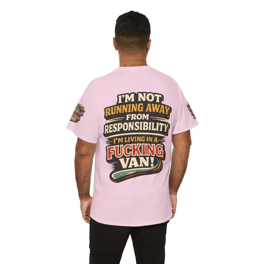 16650167233430356112_2048.jpeg Unisex Heavy Cotton Tee — "I`m Not running Away" Design F**K-Line