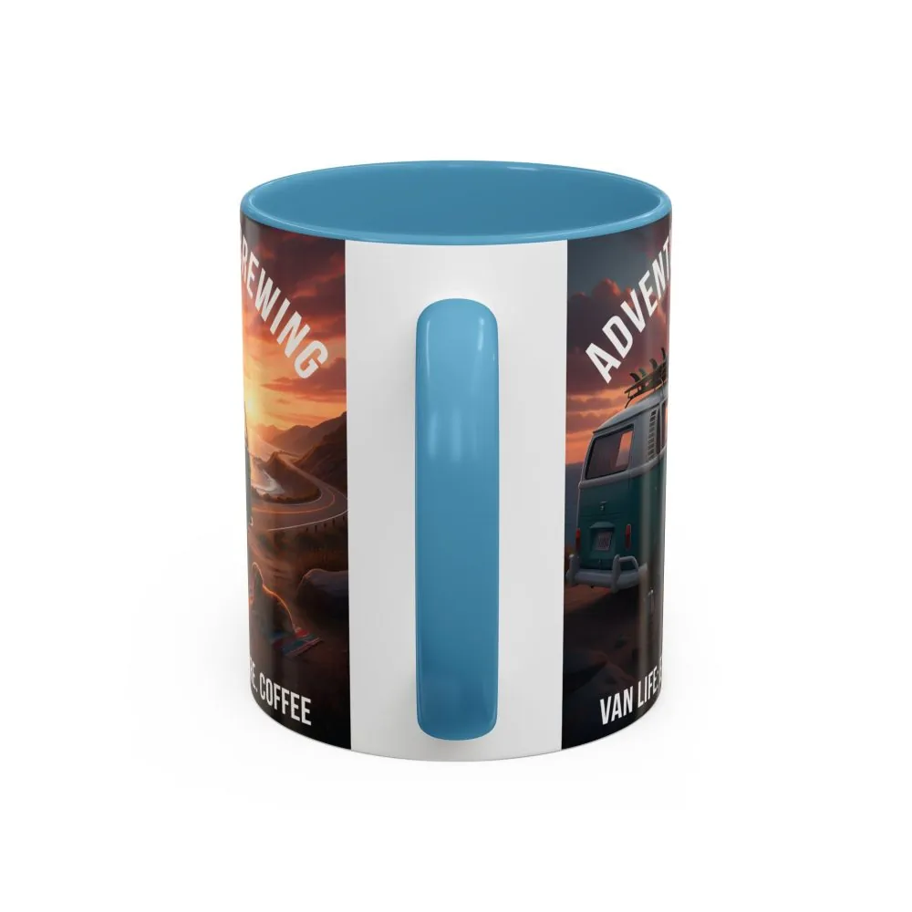166564959619487328_2048.jpeg Accent Coffee Mug (11, 15oz) — "Adventure is brewing"