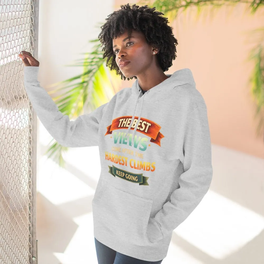 1665810154316436492_2048.jpeg Three-Panel Fleece Hoodie - "The Best Views" Design Scenic-Line