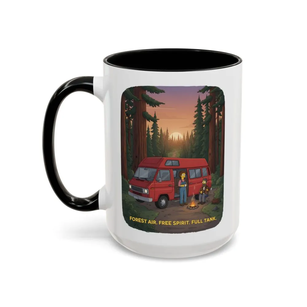 16661755546195805528_2048.jpeg Accent Coffee Mug (11, 15oz) — "Forest Air Free Spirit Full Tank" Design Sitcom-Line