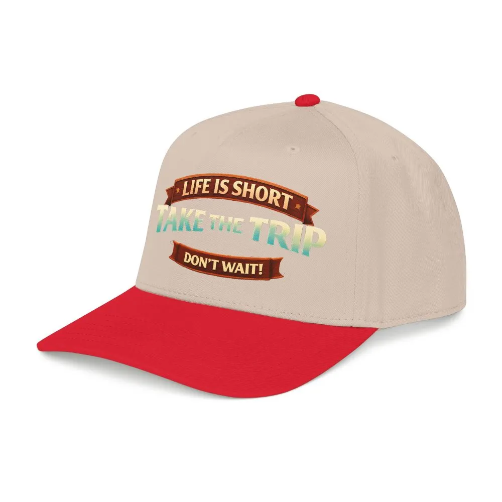 16724729433901836143_2048.jpeg Baseball Cap - "Live Is Short Take The Trip" Design Scenic-Line