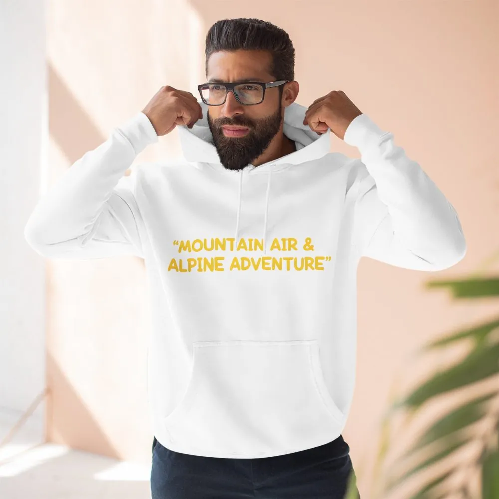16727119745514823186_2048.jpeg Three-Panel Fleece Hoodie - "Mountain Air And Alpine Adventure"" Design Sitcom-Line
