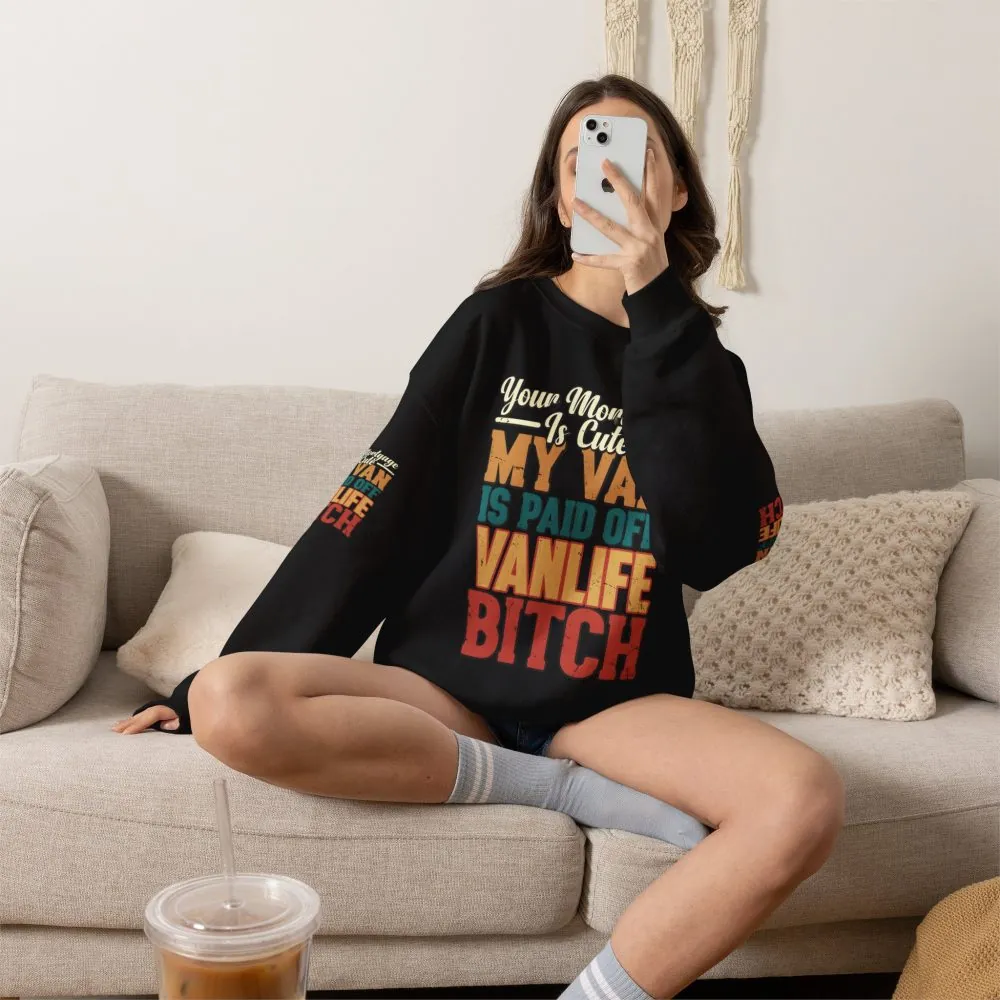 16730116480197496763_2048.jpeg Unisex Heavy Blend™ Crewneck Sweatshirt — "Your Mortgage Is Cute" Design F**K-Line