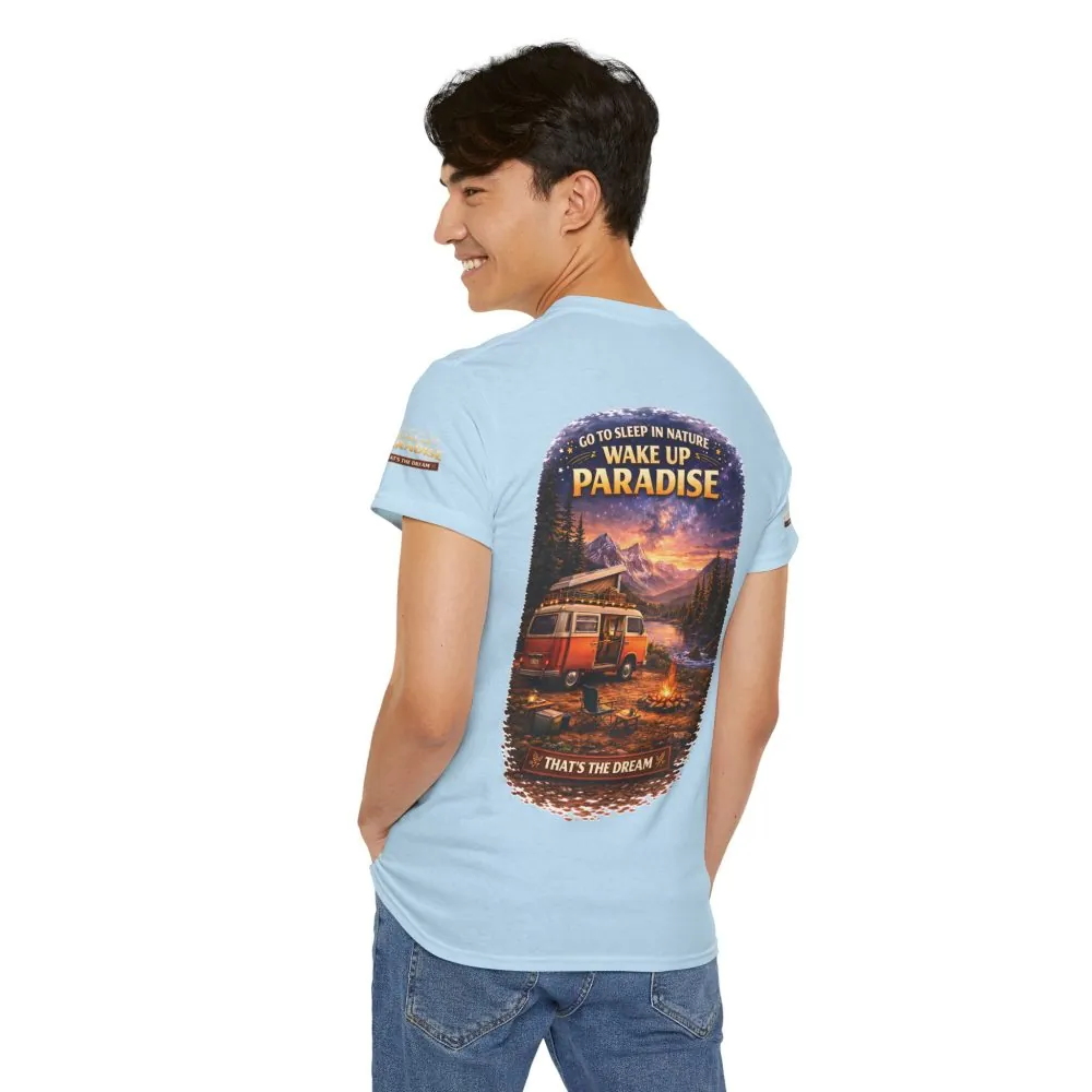 16747204975091550109_2048.jpeg Unisex Heavy Cotton Tee — "Go To Sleep In Nature " Design Scenic-Line