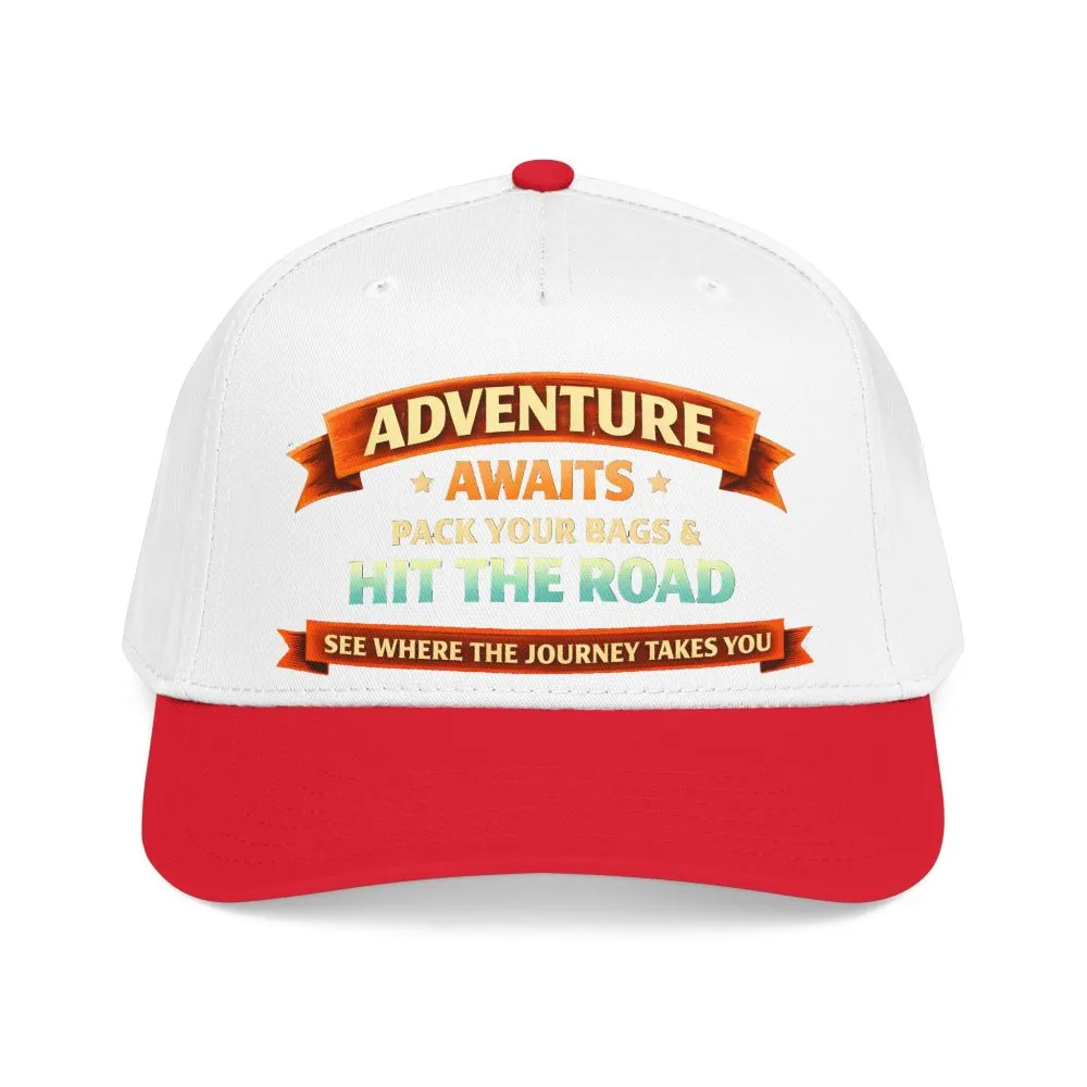 16759047144542123230_2048.jpeg Baseball Cap - "Adventure Awaits-Pack Your Bags" Design Scenic-Line