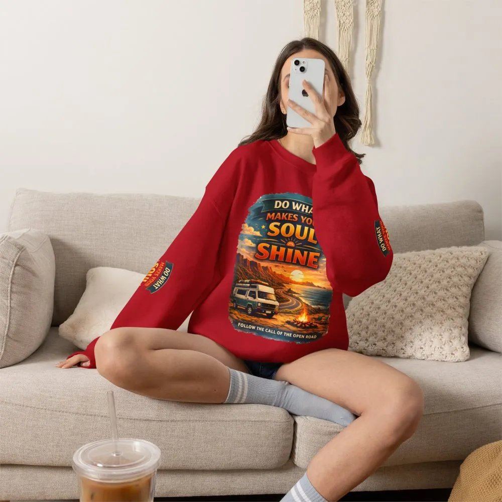 16776481888972815134_2048.jpeg Unisex Heavy Blend™ Crewneck Sweatshirt — "Do What Makes Your Soul Shine" Design Scenic-Line