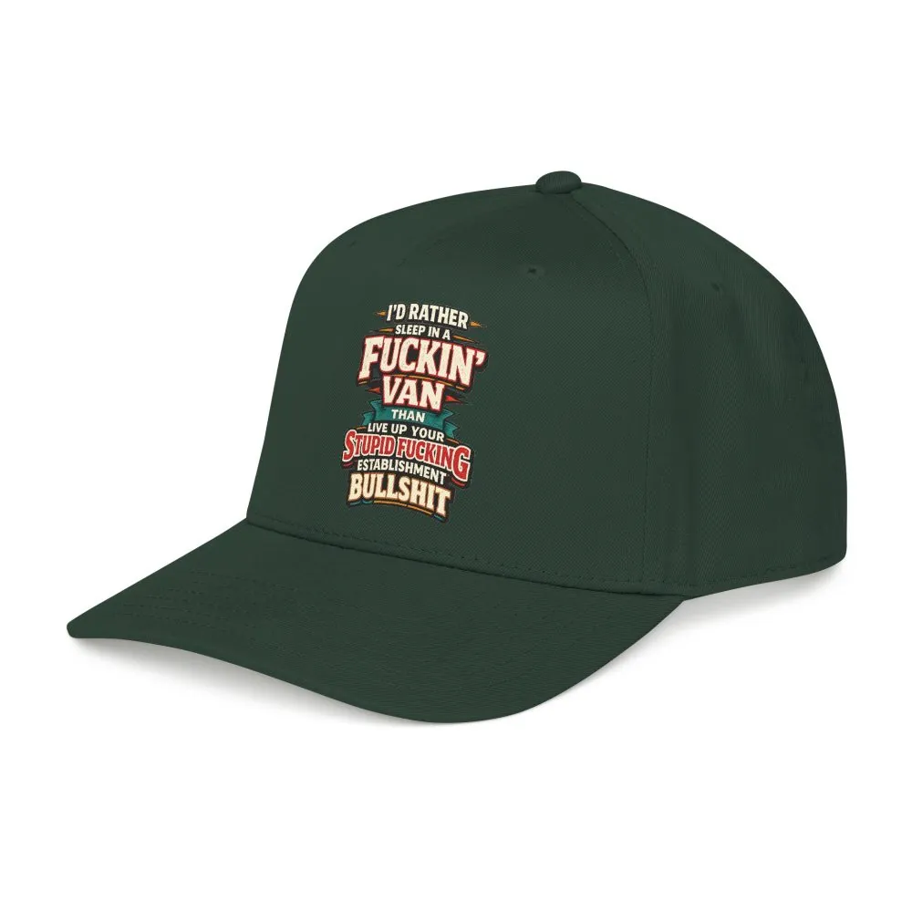 16794816282278426638_2048.jpeg Baseball Cap - "I´d Rather Sleep in A Fucking Van" Design F**K-Line