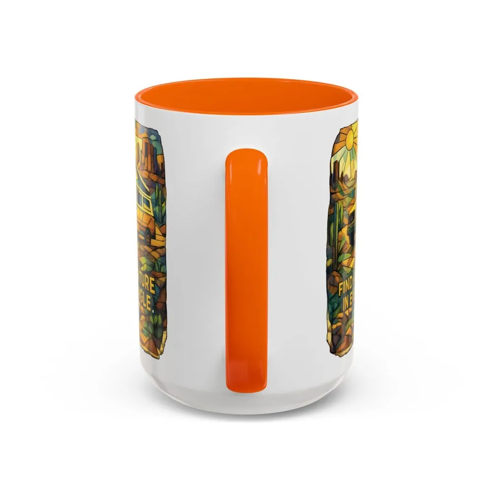 16803936695592873583_2048.jpeg Accent Coffee Mug (11, 15oz) — "Find Adventure In Every Corner" Design Cubic-Line