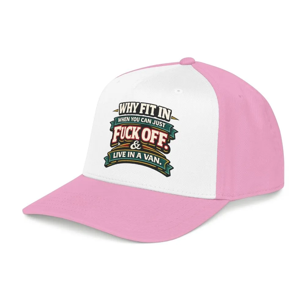 Baseball Cap - "Why Fit In" Design F**K-Line