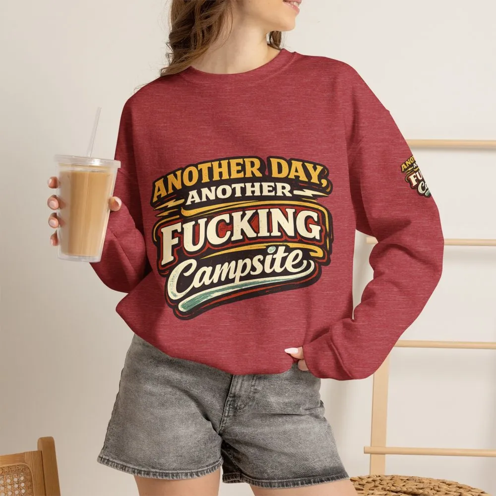 Unisex Heavy Blend™ Crewneck Sweatshirt — "Another Day" Design F**K-Line